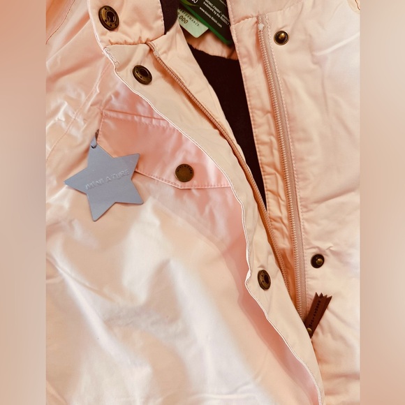 NWT. Mini A Ture Kids Wang Faux Fur Jacket, Evening Rose, Size 3y - Picture 8 of 8